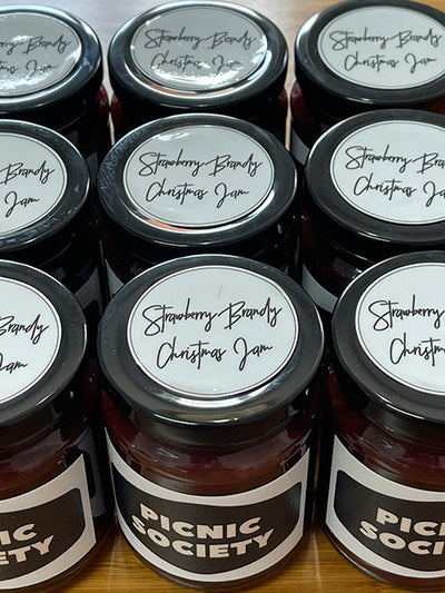 Picnic Society Strawberry and Brandy Christmas Jam