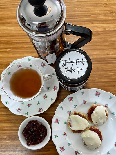 Picnic Society Strawberry and Brandy Christmas Jam