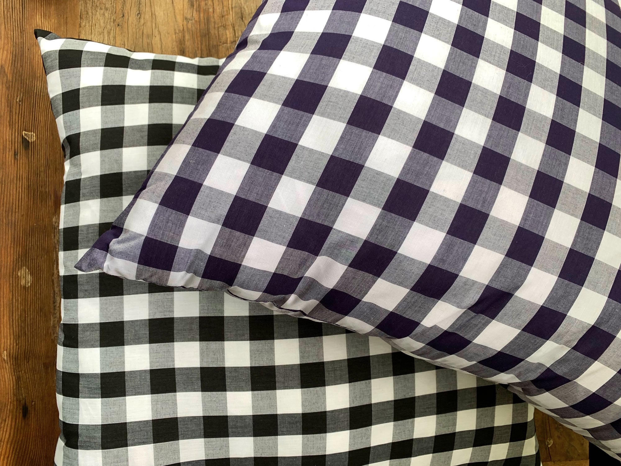 Check Summer Picnic Cushion