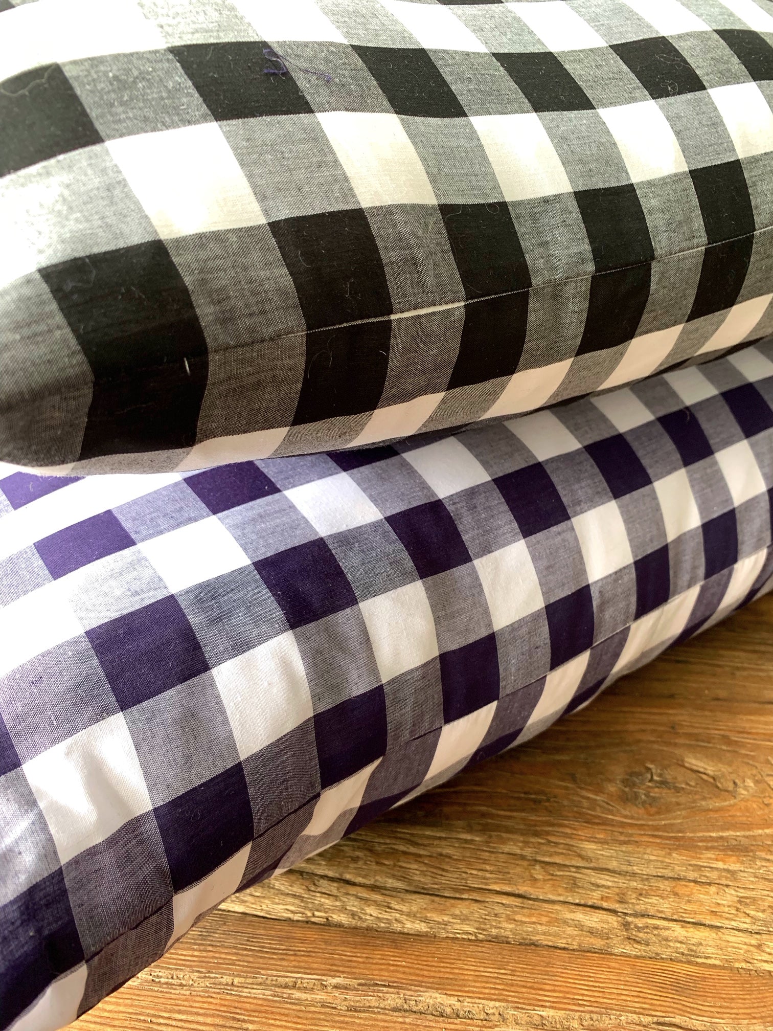 Check Summer Picnic Cushion