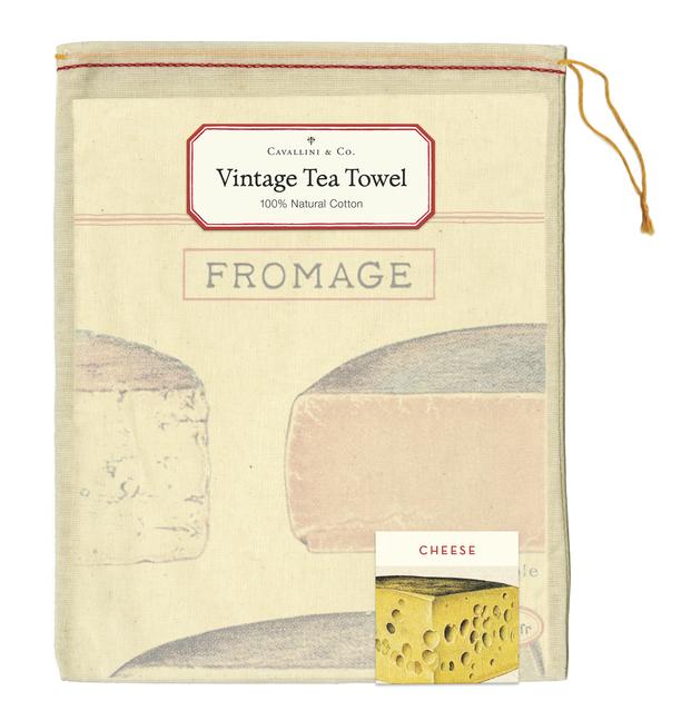 Vintage Cheese Inspired Tea Towel