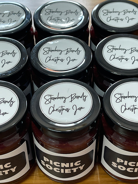 Picnic Society Strawberry and Brandy Christmas Jam