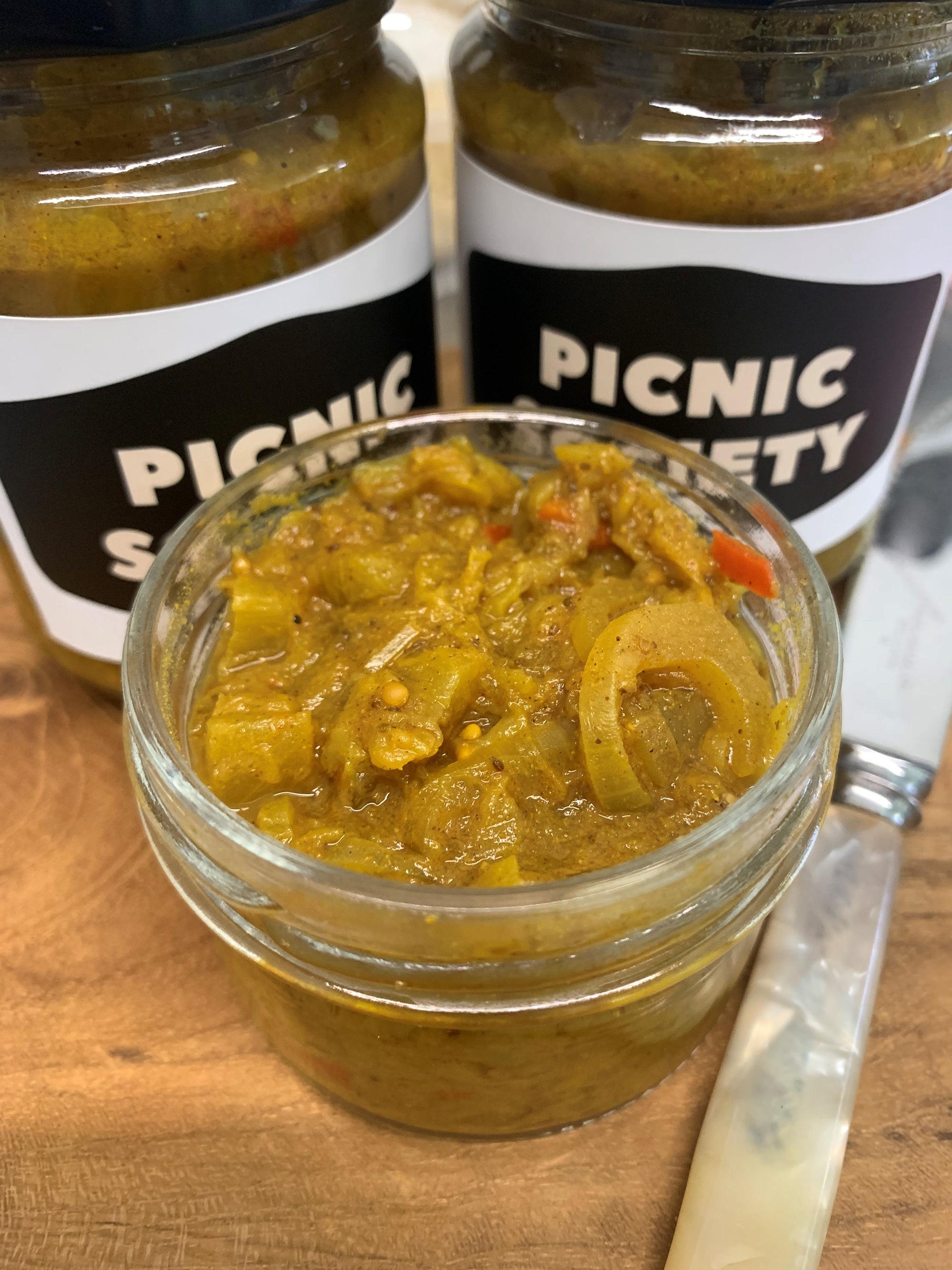 Picnic Society Tangy Pineapple Relish with Mustard
